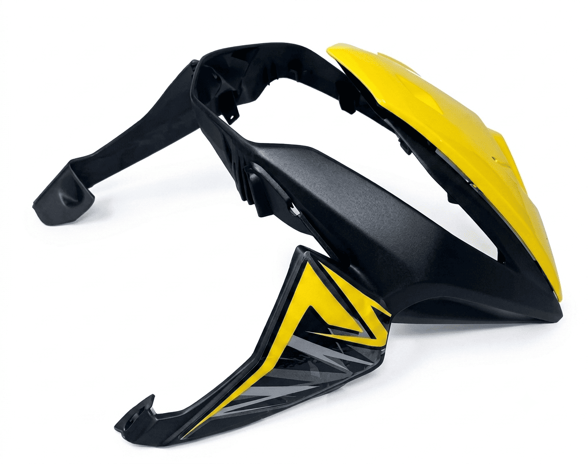 FRONT NOSE DIO BS4 M.BK(YELLOW)